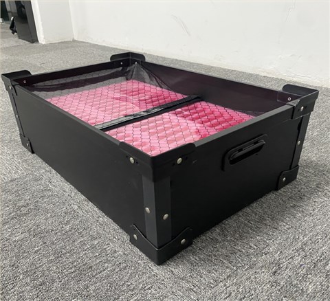 防靜電防塵簾中空板骨架箱