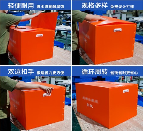 紙箱型中空板收納箱